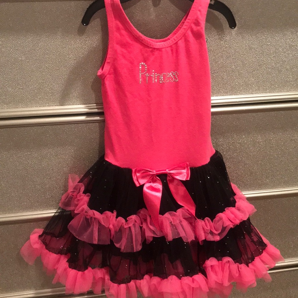 Dress with attached tutu